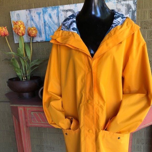 North Face Sunflower Yellow Raincoat 
